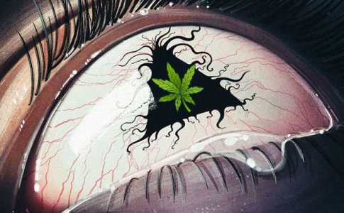 Красные глаза от марихуаны